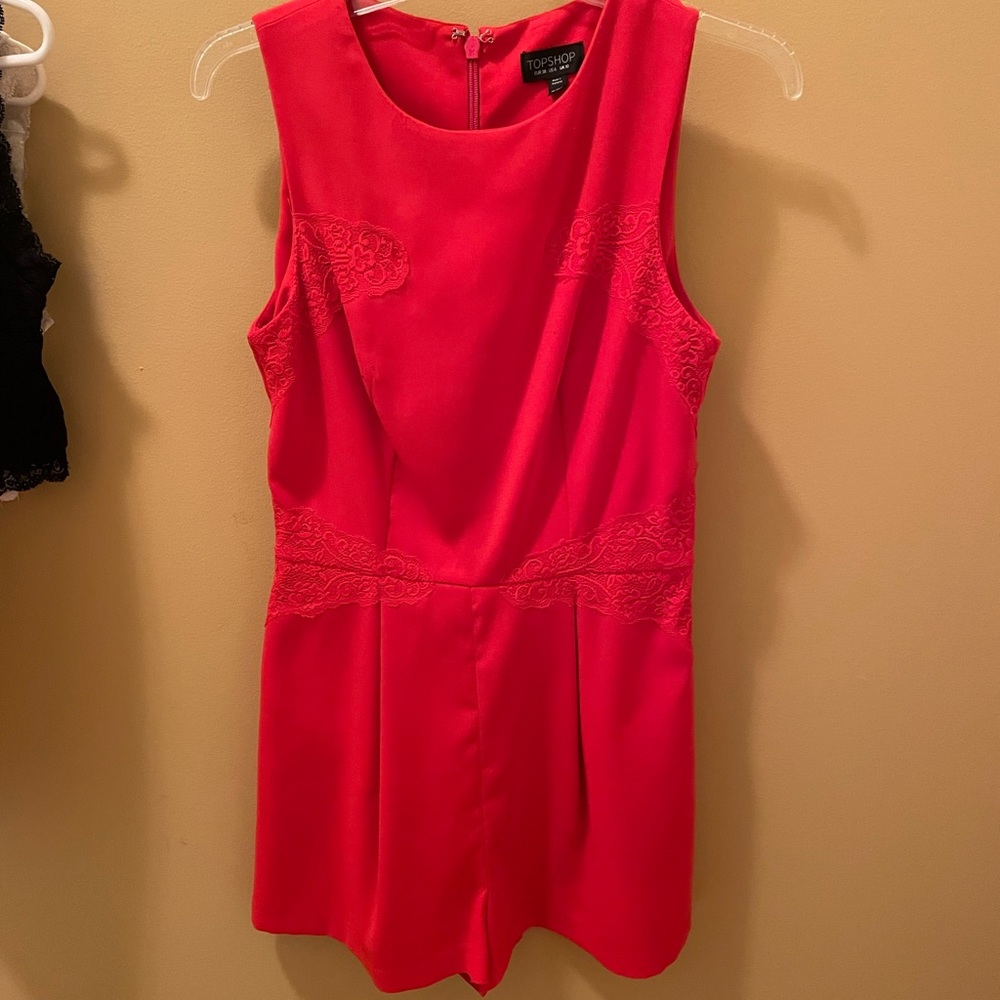 TOPSHOP red romper